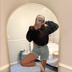 Princess Polly Jean Shorts - Light Blue